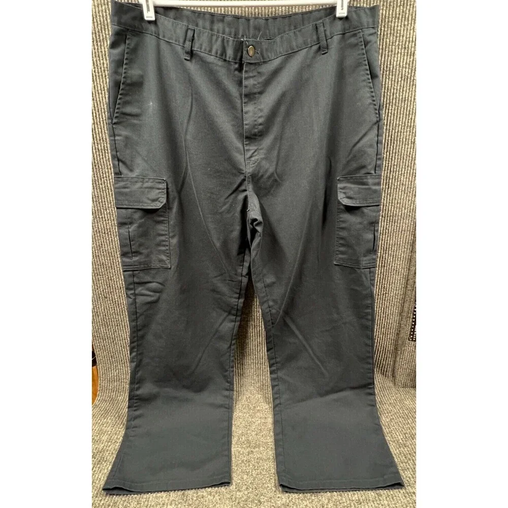 Dickies Work Pants Mens‎ 44x32 Navy Blue Workwear Trousers Cargo